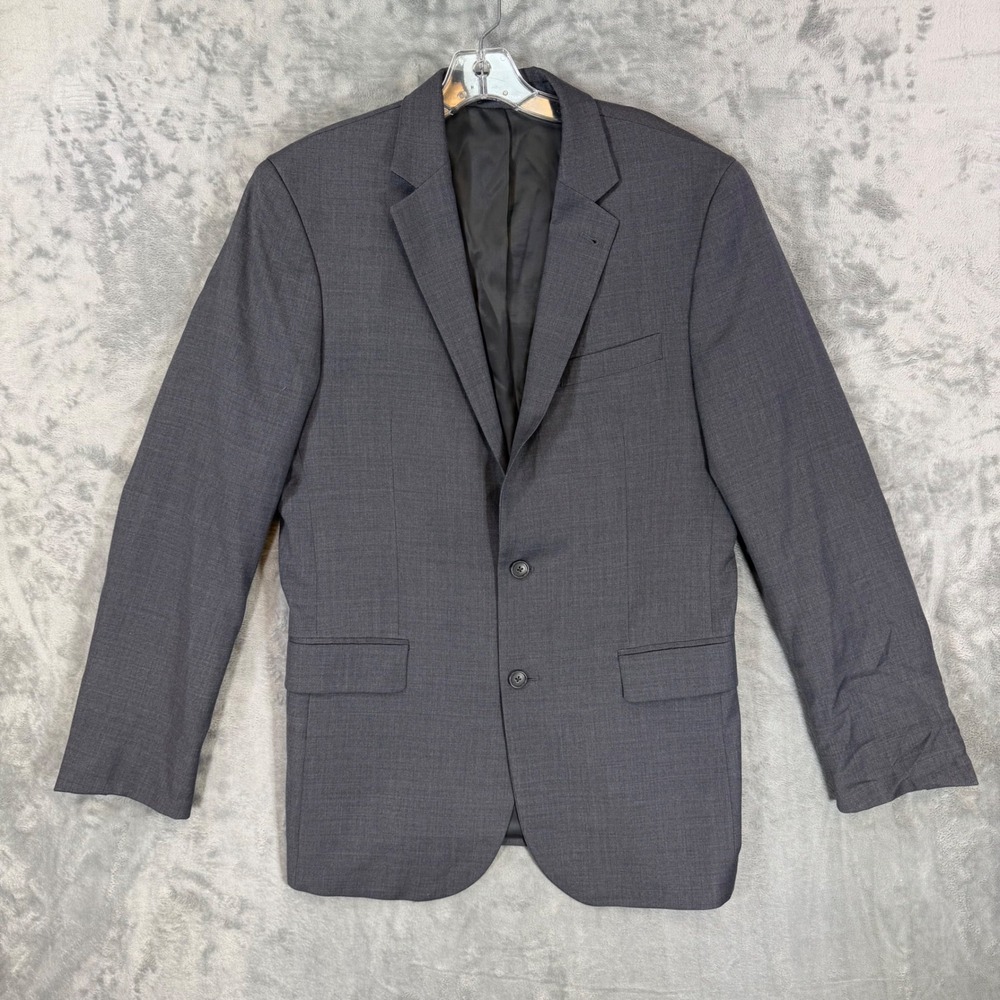 Jos A Bank 1905 Men's Blazer Sport Coat Size 40L Gray Formal Two Button Coat